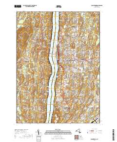 Poughkeepsie 2019 topographic map thumbnail