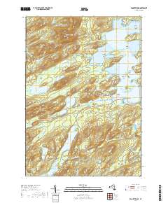 Raquette Lake 2019 topographic map thumbnail