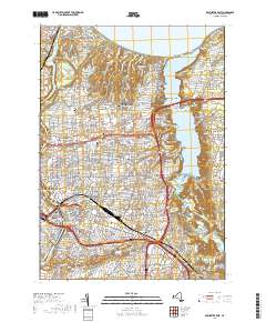 Rochester East 2019 topographic map thumbnail