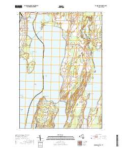 Rouses Point 2019 topographic map thumbnail