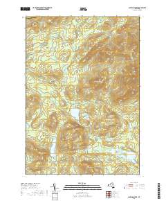 Santanoni Peak 2019 topographic map thumbnail