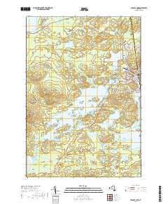Saranac Lake 2019 topographic map thumbnail
