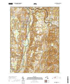 Schuylerville 2019 topographic map thumbnail