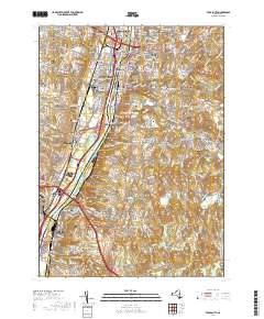 Troy South 2019 topographic map thumbnail