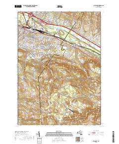 Utica East 2019 topographic map thumbnail