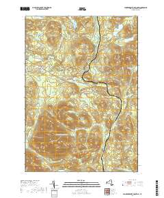 Vanderwhacker Mountain 2019 topographic map thumbnail