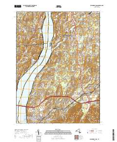 Wappingers Falls 2019 topographic map thumbnail