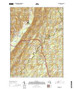 Wurtsboro 2019 topographic map thumbnail