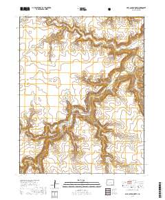 Doss Canyon North 2019 topographic map thumbnail
