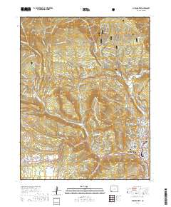 Durango West 2019 topographic map thumbnail