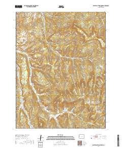 East Evacuation Creek 2019 topographic map thumbnail