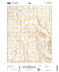 East of Lewis Lake 2019 topographic map thumbnail