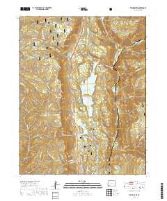 Electra Lake 2019 topographic map thumbnail