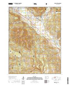 Crested Butte 2019 topographic map thumbnail