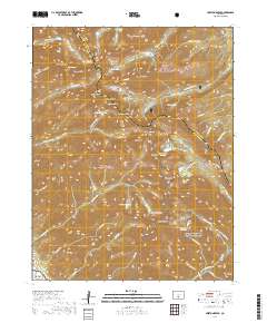 Crestone Peak 2019 topographic map thumbnail