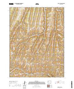 Cutoff Gulch 2019 topographic map thumbnail