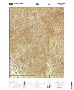 Dakan Mountain 2019 topographic map thumbnail