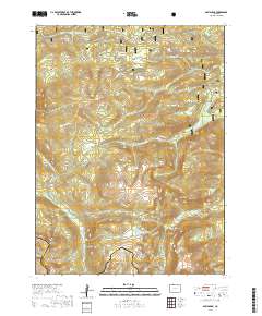 Davis Peak 2019 topographic map thumbnail