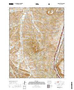 Dawson Butte 2019 topographic map thumbnail