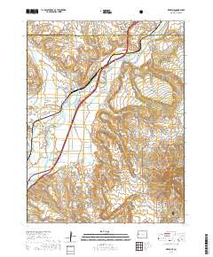 De Beque 2019 topographic map thumbnail
