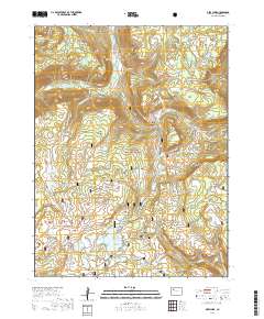 Deep Lake 2019 topographic map thumbnail
