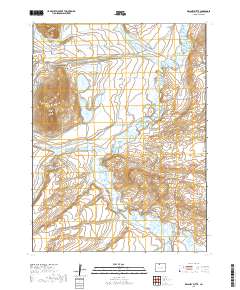 Delaney Butte 2019 topographic map thumbnail