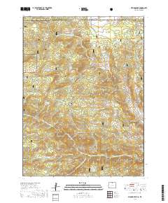 Diamond Peak 2019 topographic map thumbnail