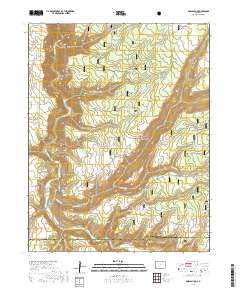 Doe Canyon 2019 topographic map thumbnail