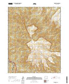 Fishers Peak 2019 topographic map thumbnail