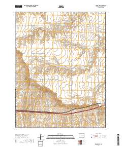 Genoa West 2019 topographic map thumbnail