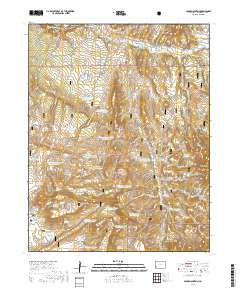 Glade Mountain 2019 topographic map thumbnail