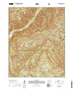 Granite Peak 2019 topographic map thumbnail