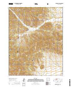 Graveyard Gulch 2019 topographic map thumbnail