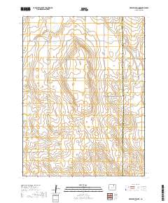 Greasewood Lake 2019 topographic map thumbnail