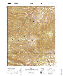 Greenie Mountain 2019 topographic map thumbnail