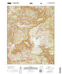 Groundhog Reservoir 2019 topographic map thumbnail