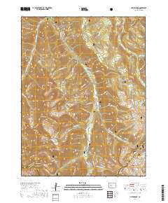 Hayden Peak 2019 topographic map thumbnail
