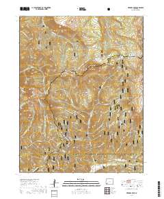 Hermosa Peak 2019 topographic map thumbnail