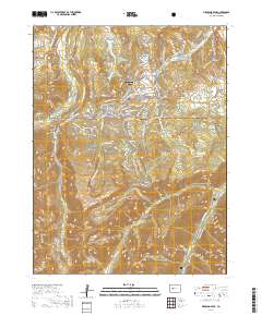 Highland Peak 2019 topographic map thumbnail