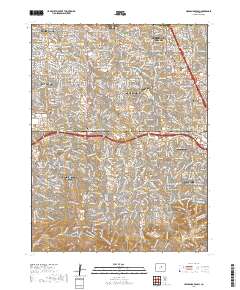 Highlands Ranch 2019 topographic map thumbnail