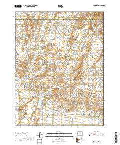 Highline Lake 2019 topographic map thumbnail