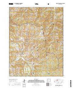 Hightower Mountain 2019 topographic map thumbnail