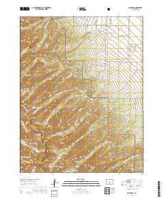 Horn Peak 2019 topographic map thumbnail