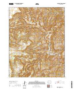 Horse Range Mesa 2019 topographic map thumbnail