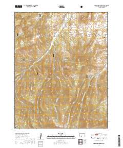 Horseshoe Mountain 2019 topographic map thumbnail