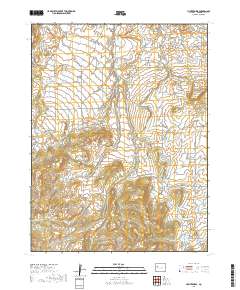 Hunter Mesa 2019 topographic map thumbnail