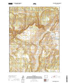 Indian Water Canyon 2019 topographic map thumbnail