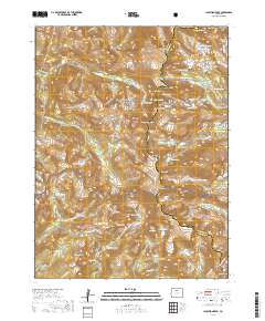 Isolation Peak 2019 topographic map thumbnail