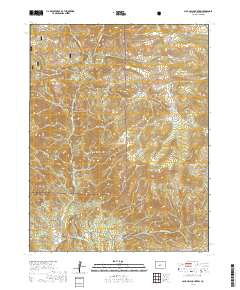 Jack Hall Mountain 2019 topographic map thumbnail