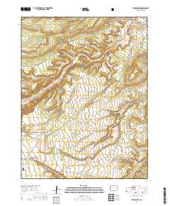 Jacks Canyon 2019 topographic map thumbnail